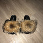 Natural Raccoon Slippers - SHOP SO REAL 