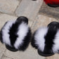 Skunk Fox Slippers - SHOP SO REAL 